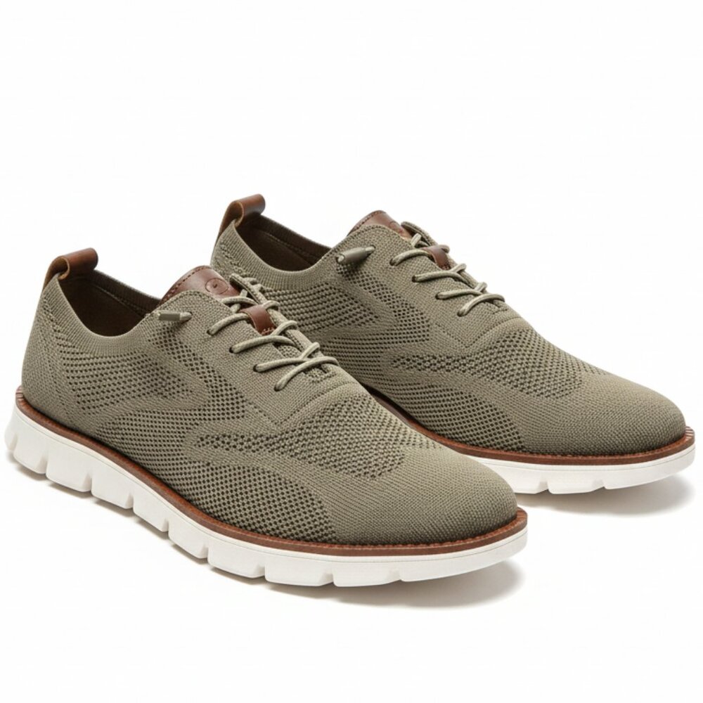 Breeze Men’s Dress Sneakers Walking Shoes EU 46 / US 12 Business Casual Non-Tie